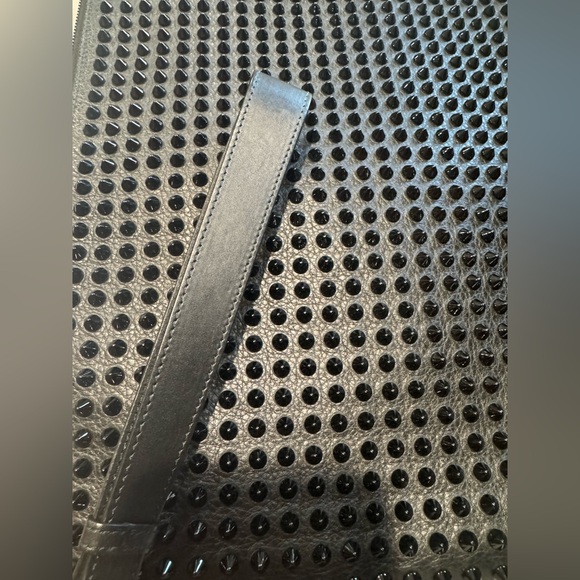 Christian Louboutin Studded Peter Clutch (Black) - Picture 12 of 13